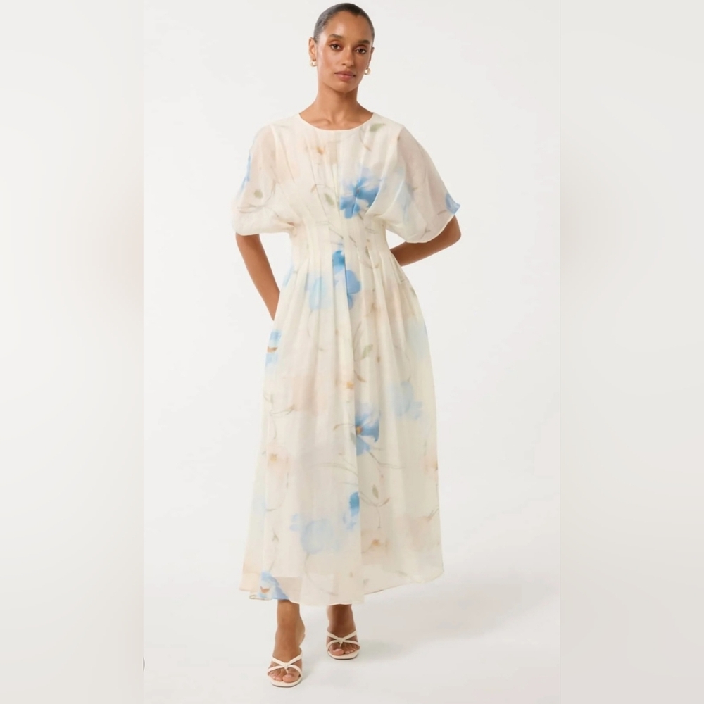 Ever New Eve Seam Detail Elegant Floral Maxi Spring/Summer/Wedding Guest Dress